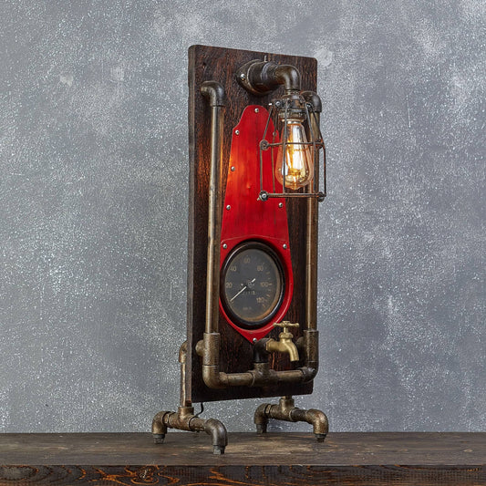 Drevená lampa Ohnivé gule