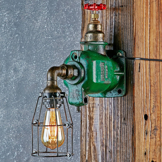 Nástenná lampa Hlava draka